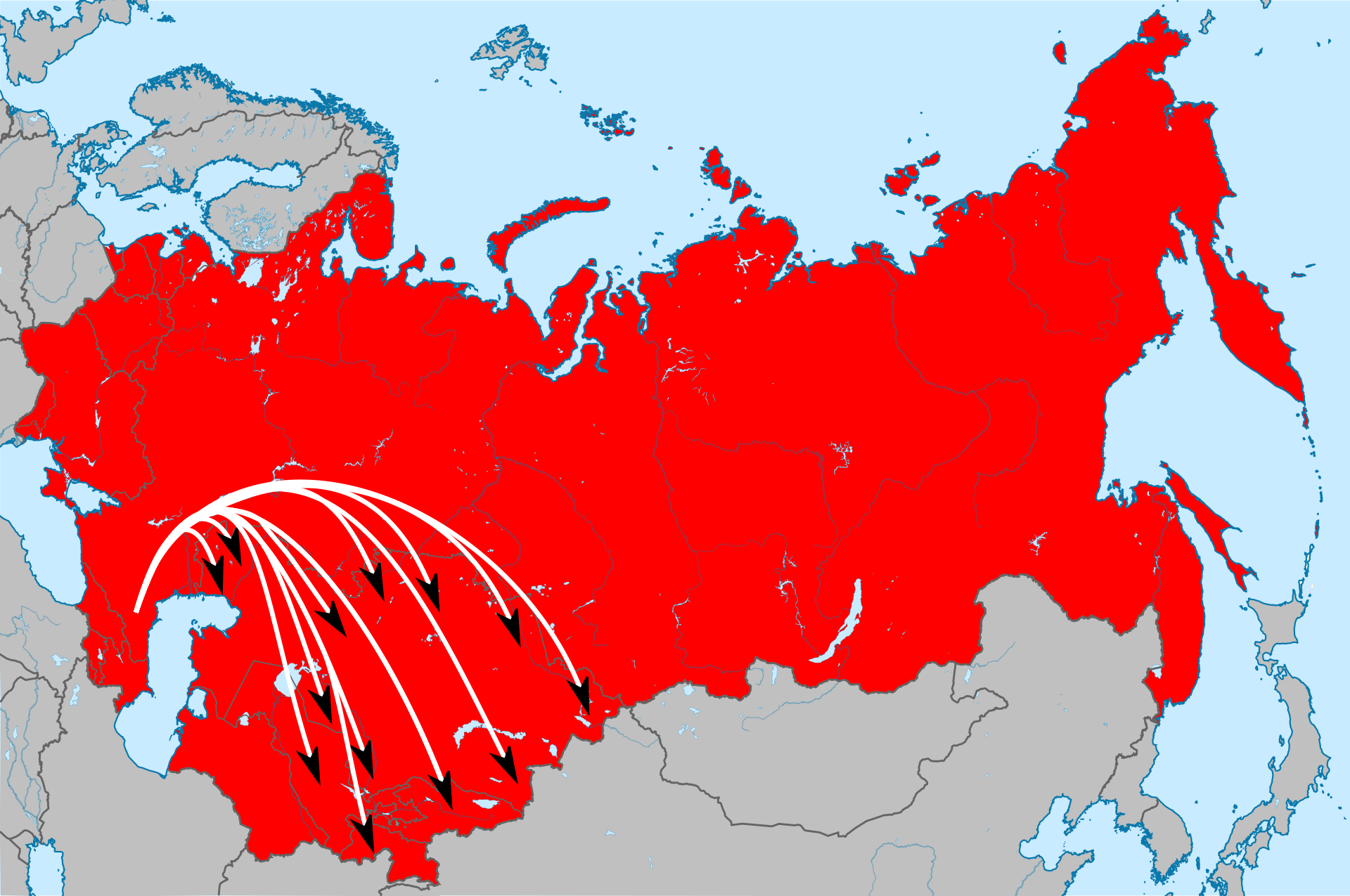 where the Chechens were deported